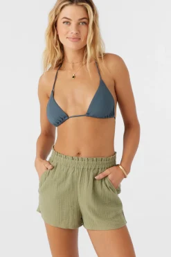 CARLA CRINKLE DOUBLE GAUZE BEACH SHORTS