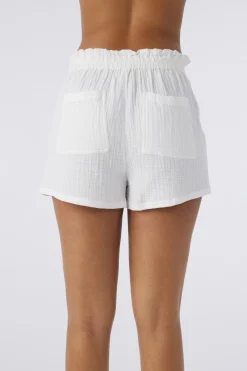 CARLA CRINKLE DOUBLE GAUZE BEACH SHORTS