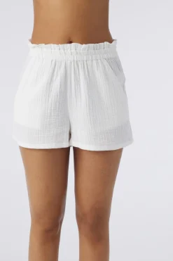 CARLA CRINKLE DOUBLE GAUZE BEACH SHORTS