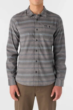 CARUSO STRIPE CORD STANDARD FIT LONG SLEEVE SHIRT