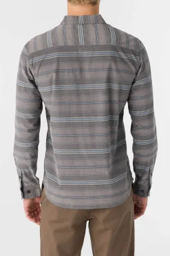CARUSO STRIPE CORD STANDARD FIT LONG SLEEVE SHIRT