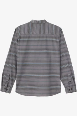 CARUSO STRIPE CORD STANDARD FIT LONG SLEEVE SHIRT