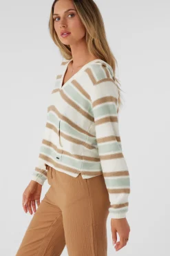 CATAMARAN V-NECK HOODED SWEATER