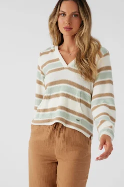 CATAMARAN V-NECK HOODED SWEATER