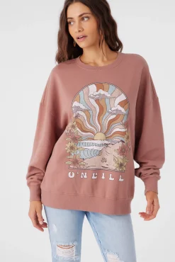 CHOICE CREW NECK OVERSIZED FIT FLEECE PULLOVER