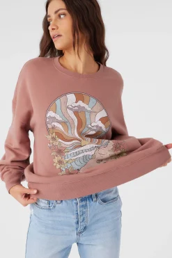 CHOICE CREW NECK OVERSIZED FIT FLEECE PULLOVER