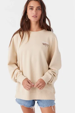 CHOICE CREW NECK OVERSIZED FIT FLEECE PULLOVER
