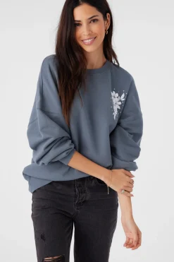 CHOICE CREW NECK OVERSIZED FIT FLEECE PULLOVER