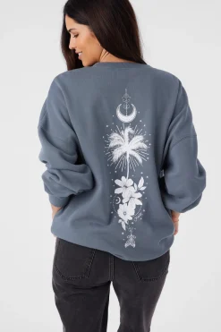 CHOICE CREW NECK OVERSIZED FIT FLEECE PULLOVER