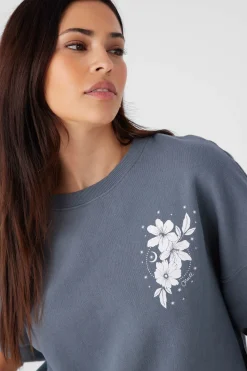 CHOICE CREW NECK OVERSIZED FIT FLEECE PULLOVER