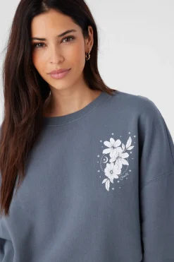 CHOICE CREW NECK OVERSIZED FIT FLEECE PULLOVER
