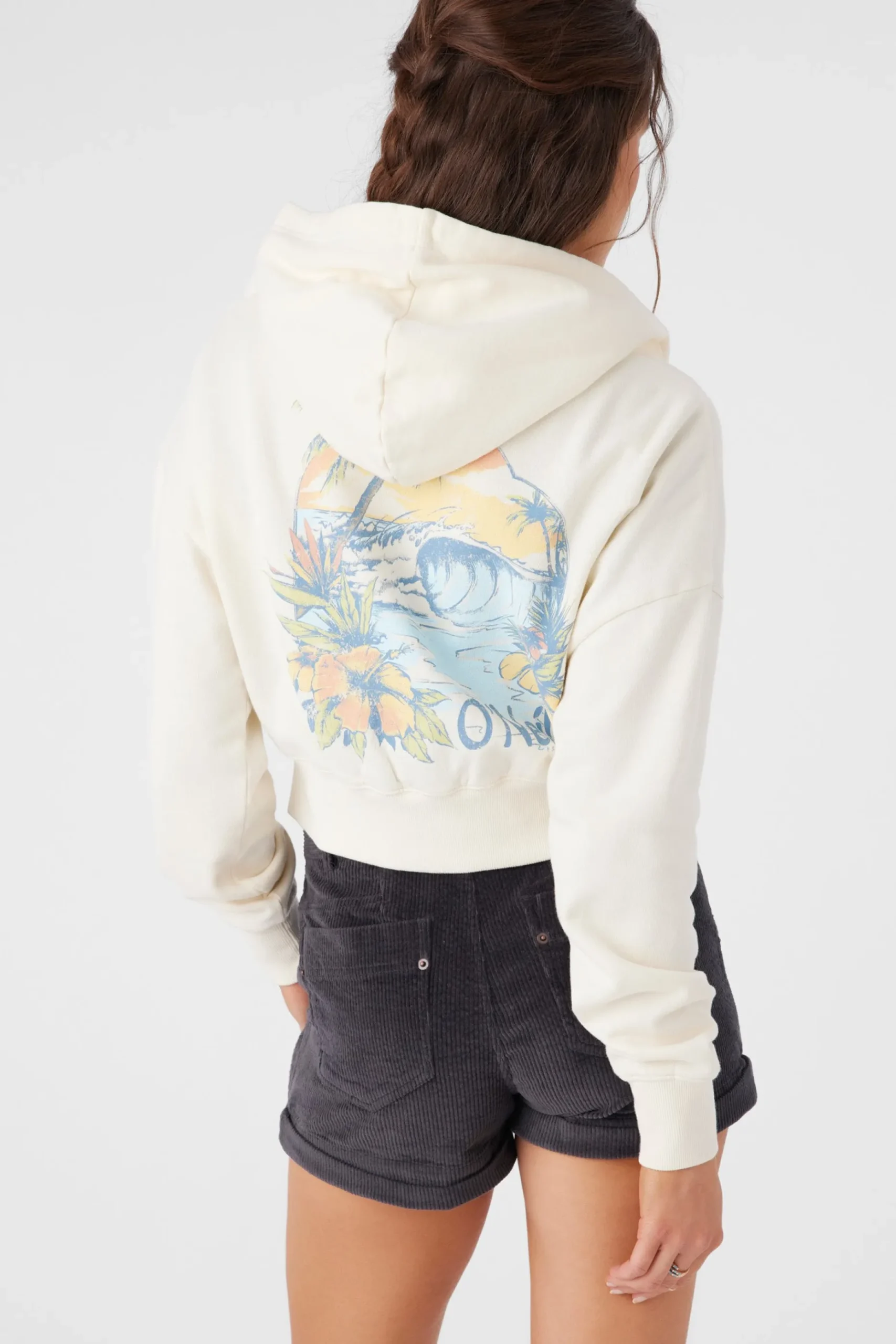 DARCIE HOODED ZIP FLEECE JACKET