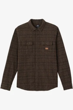 DAVIES FLANNEL STANDARD FIT LONG SLEEVE SHIRT