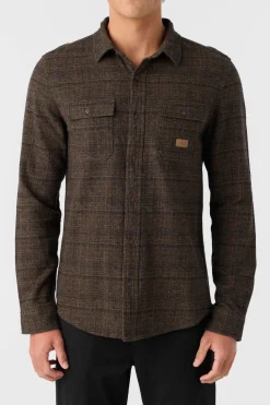 DAVIES FLANNEL STANDARD FIT LONG SLEEVE SHIRT