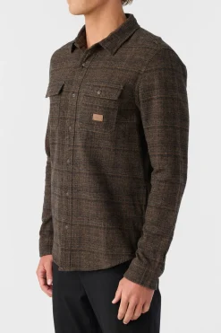 DAVIES FLANNEL STANDARD FIT LONG SLEEVE SHIRT