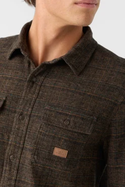 DAVIES FLANNEL STANDARD FIT LONG SLEEVE SHIRT