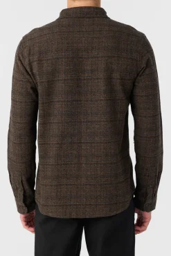 DAVIES FLANNEL STANDARD FIT LONG SLEEVE SHIRT