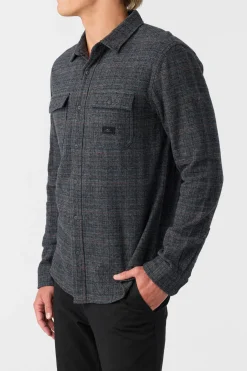 DAVIES FLANNEL STANDARD FIT LONG SLEEVE SHIRT