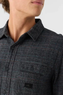 DAVIES FLANNEL STANDARD FIT LONG SLEEVE SHIRT