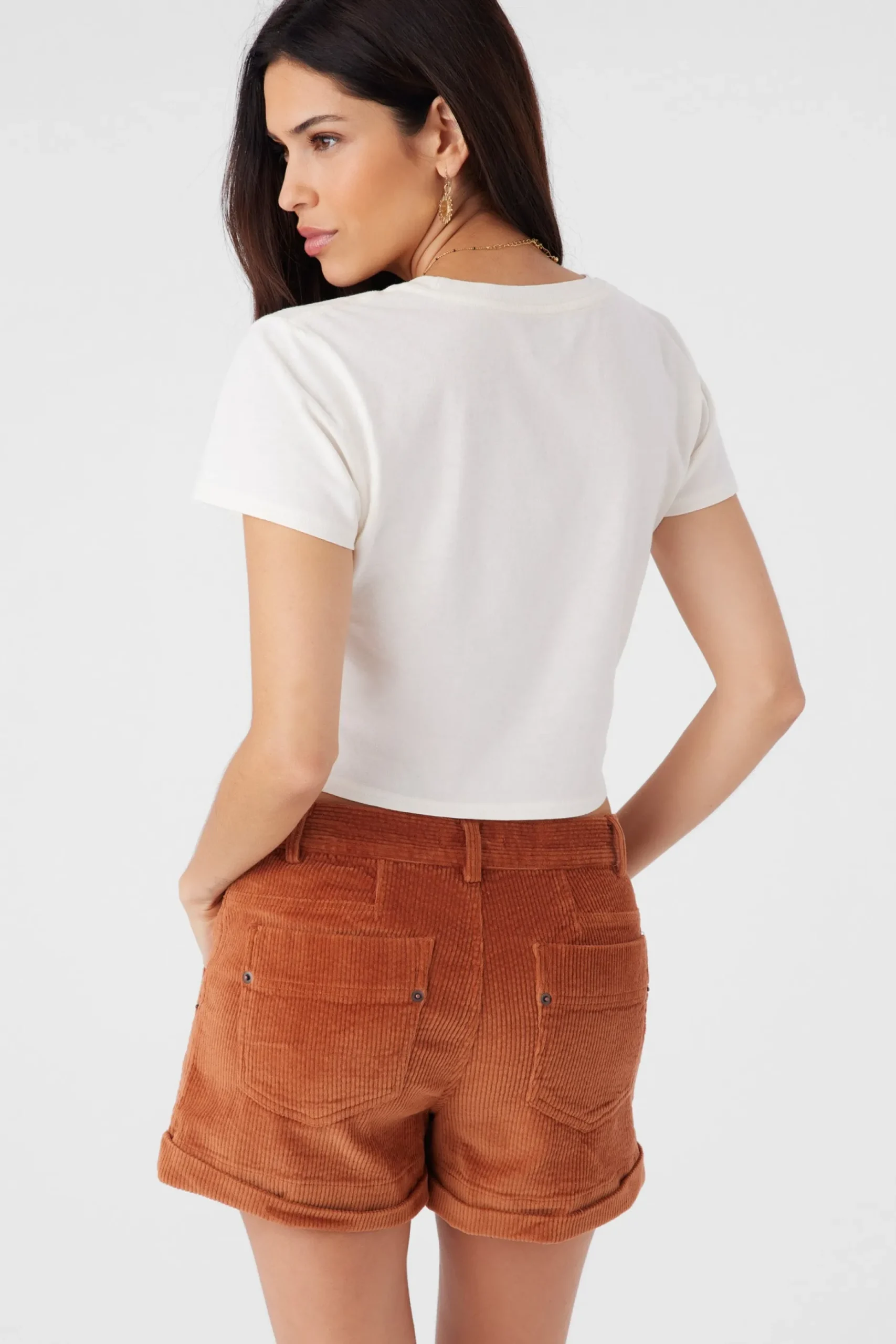 DIEDRE CORDUROY 5-POCKET SHORTS