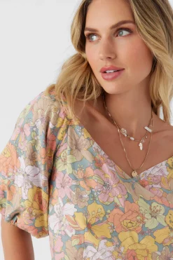 DORIAN JANIS FLORAL TOP