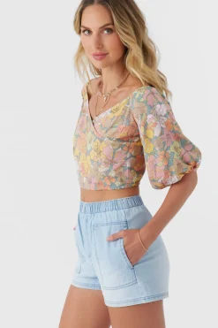 DORIAN JANIS FLORAL TOP