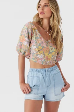 DORIAN JANIS FLORAL TOP