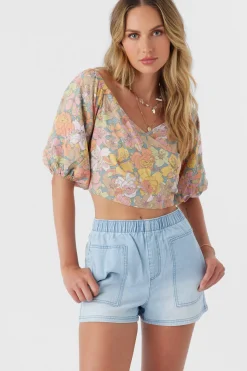 DORIAN JANIS FLORAL TOP