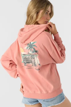 DRIFT HOODED FLEECE PULLOVER