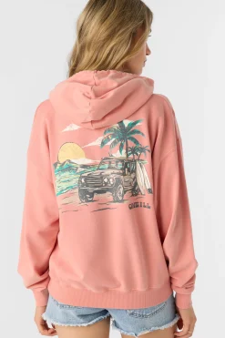DRIFT HOODED FLEECE PULLOVER