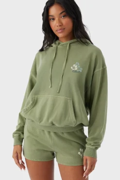 DRIFT HOODED FLEECE PULLOVER