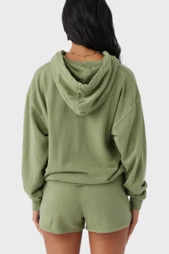 DRIFT HOODED FLEECE PULLOVER