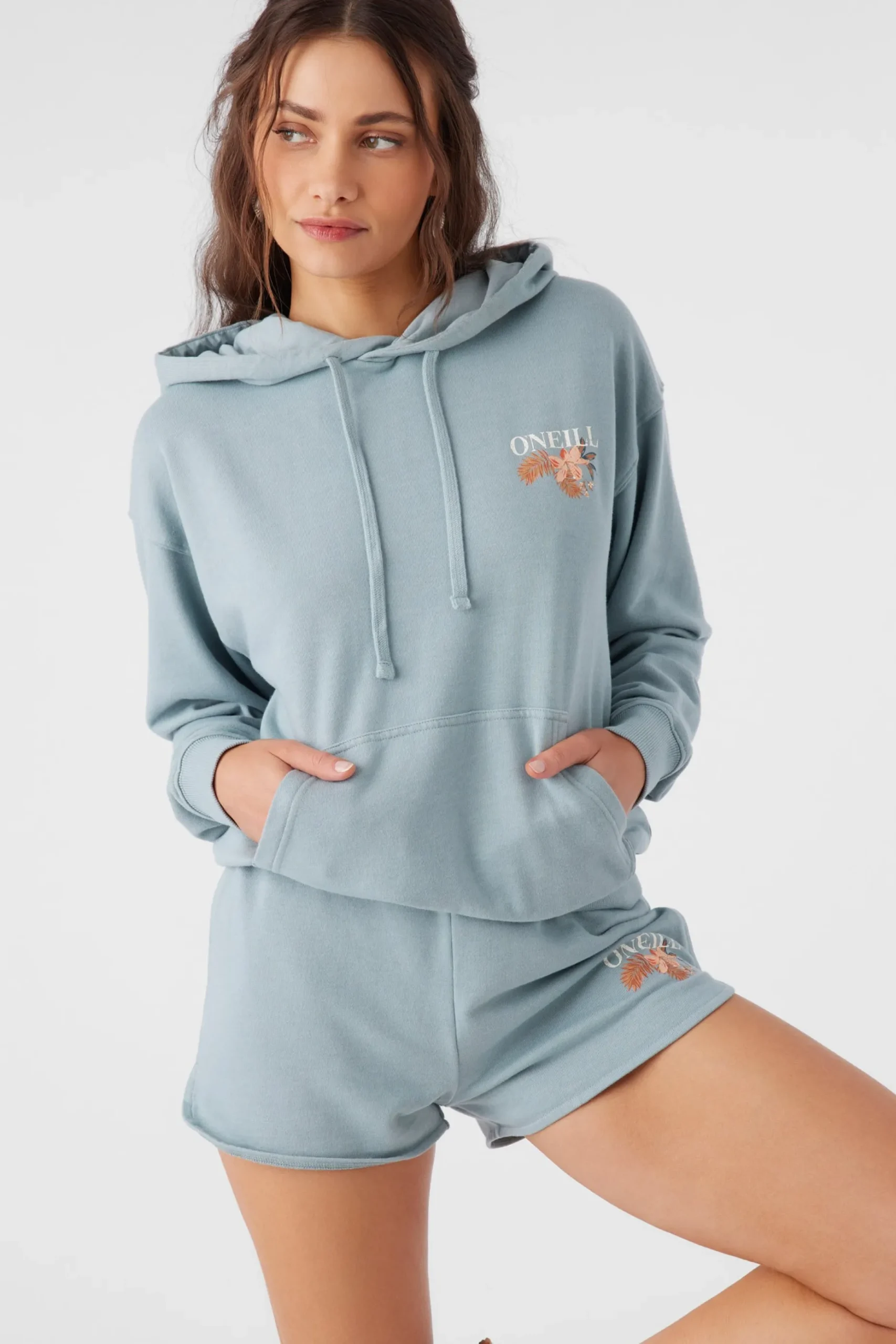 DRIFT HOODED FLEECE PULLOVER