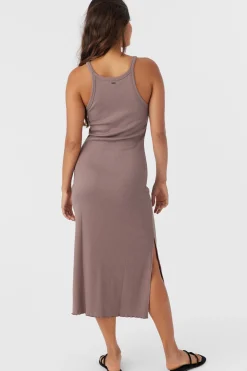 ERES RIB KNIT MIDI DRESS