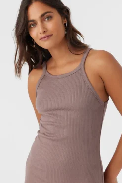 ERES RIB KNIT MIDI DRESS