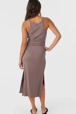 ERES RIB KNIT MIDI DRESS
