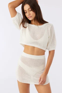 ERIN CROCHET COVER-UP TOP
