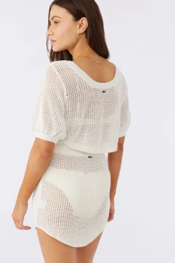 ERIN CROCHET COVER-UP TOP