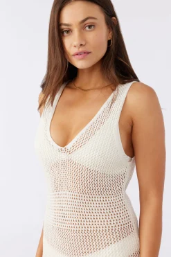 ERIN CROCHET MIDI COVER-UP