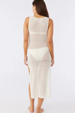 ERIN CROCHET MIDI COVER-UP