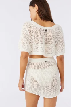 ERIN CROCHET MINI SKIRT COVER-UP