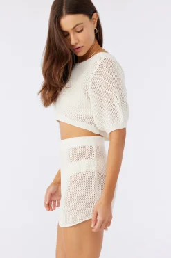 ERIN CROCHET MINI SKIRT COVER-UP