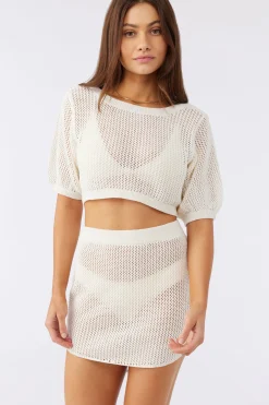 ERIN CROCHET MINI SKIRT COVER-UP