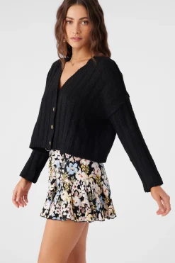 FERRIS SWEATER BUTTON FRONT CARDIGAN