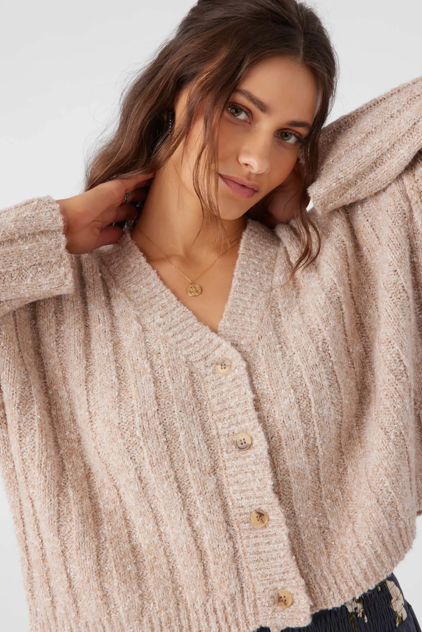 FERRIS SWEATER BUTTON FRONT CARDIGAN