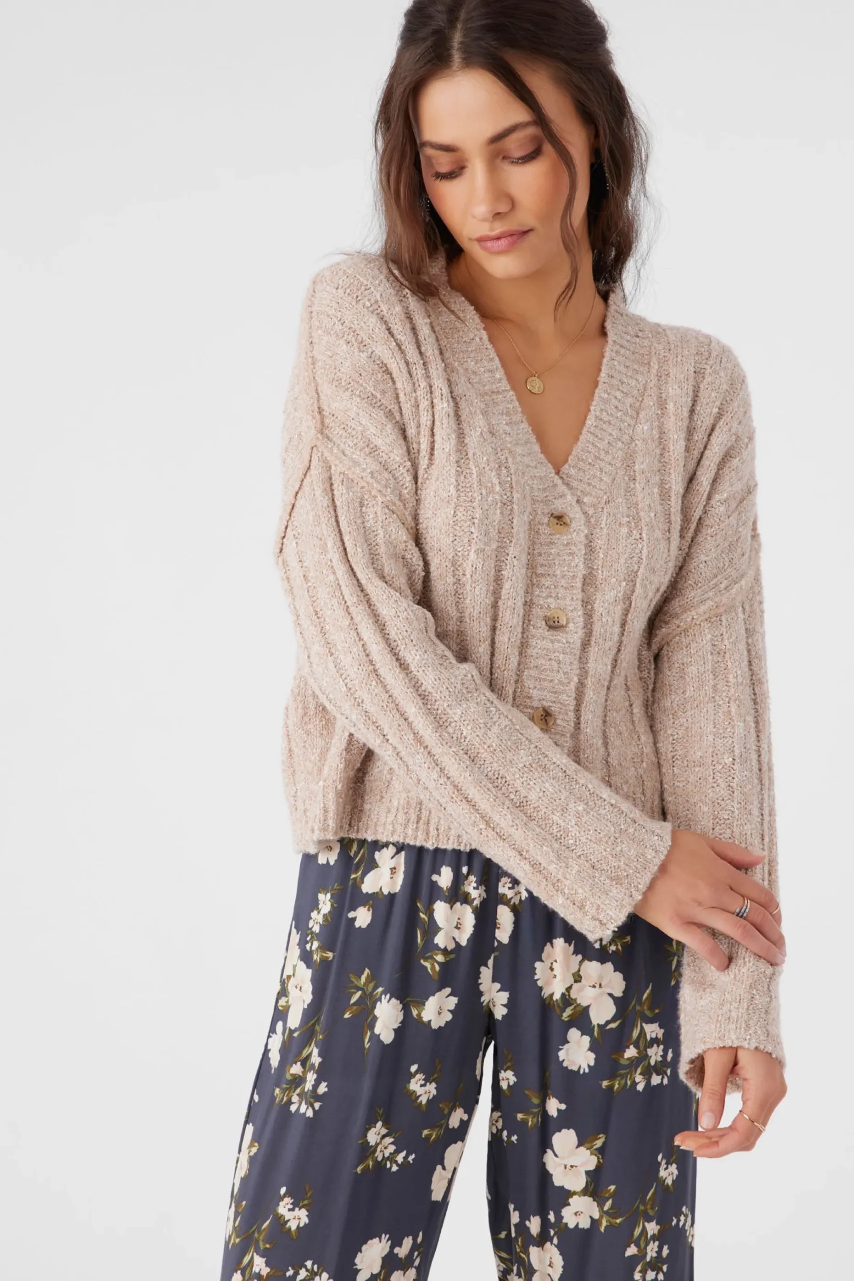 FERRIS SWEATER BUTTON FRONT CARDIGAN