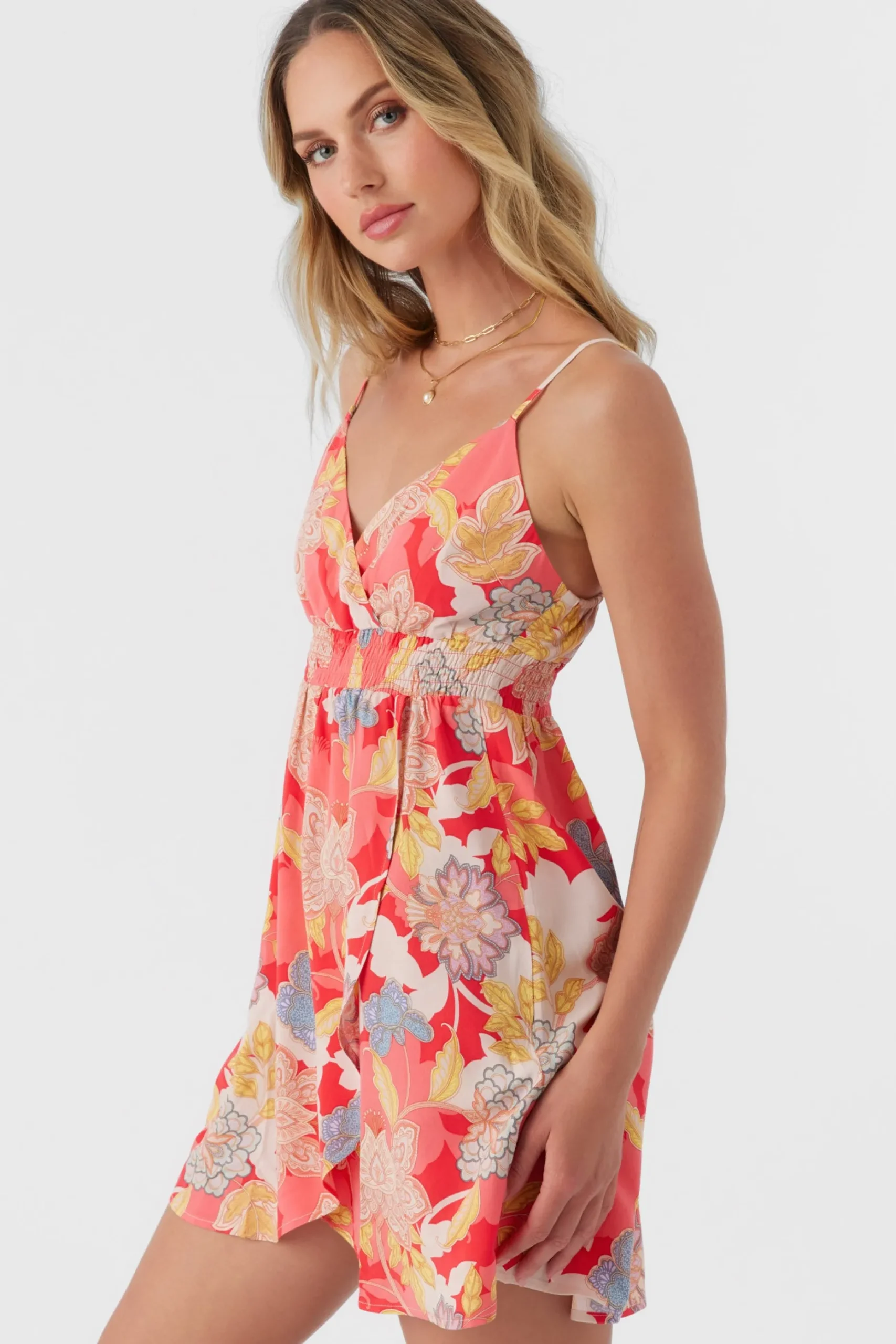 FLORENT ANTALYA FLORAL SHORT DRESS