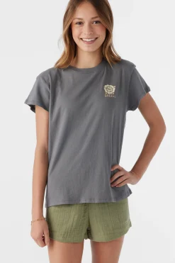 GIRL'S ADORNED SKY TEE