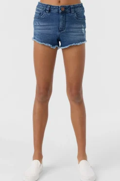 GIRL'S AIDEN DENIM SHORTS