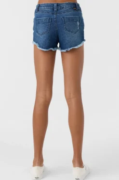 GIRL'S AIDEN DENIM SHORTS